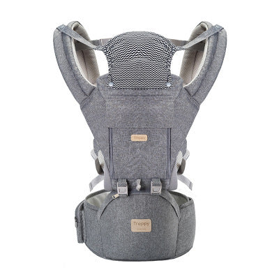 3-in-1 Baby Draagzak met Heupzitje – Ergonomische Baby Carrier met Tailleband tot 125 cm