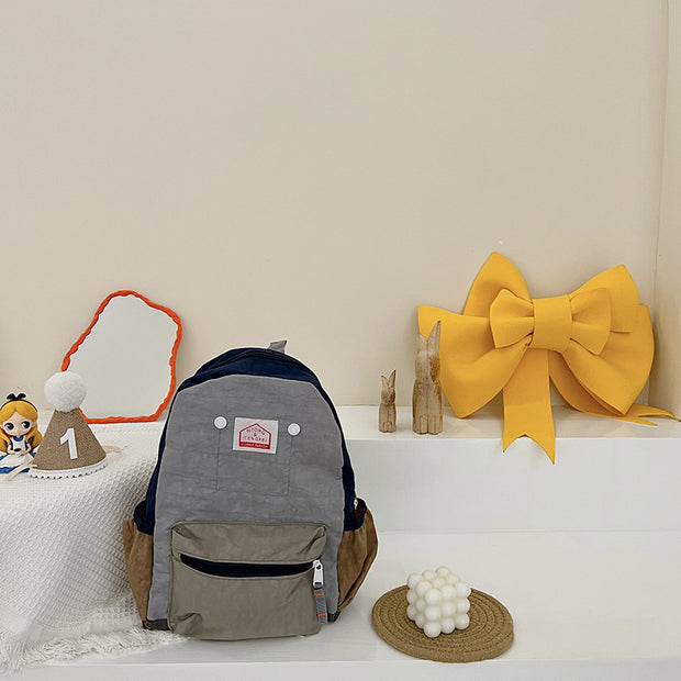 Kinder Rugzak met Rugondersteuning – Lichtgewicht Nylon & Canvas | Unisex, Ademend & Slijtvast