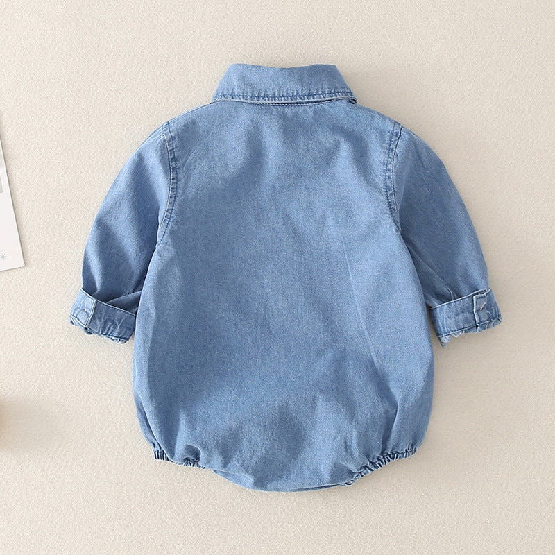 Baby Meisjes Jeans Romper | Comfortabel & Stijlvol