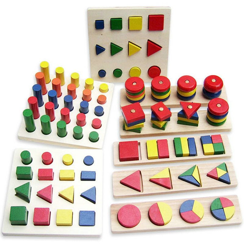 Houten Educatief Speelgoed voor Vroegschoolse Educatie – Montessori Speelgoed voor Kleuters