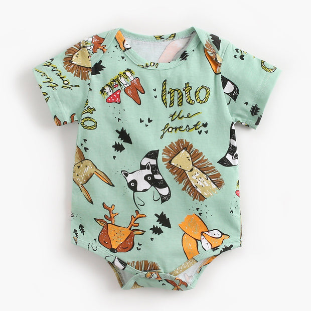 Newborn Baby Bodysuit – Comfortabele Katoenen Jumpsuit voor 0-36 Maanden