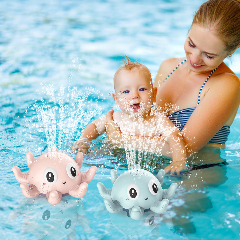Automatisch Water Spray Badspeeltje voor Kinderen – Badplezier met Licht en Fonteinfunctie