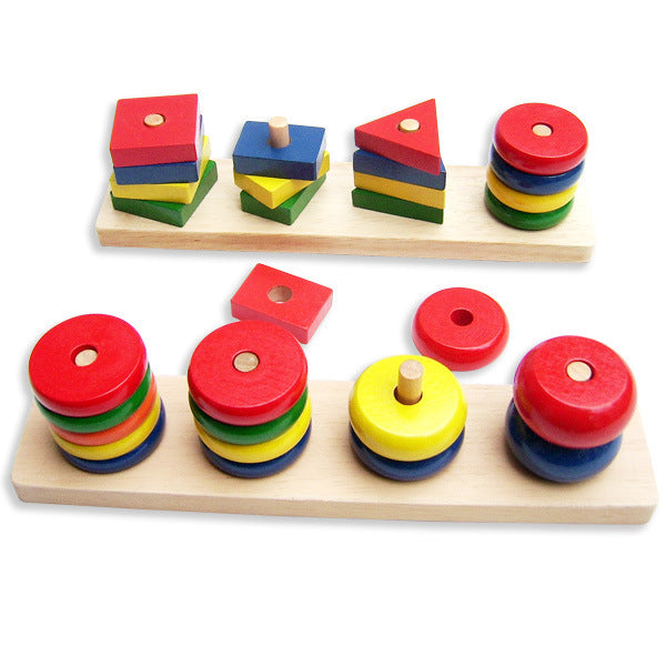 Houten Educatief Speelgoed voor Vroegschoolse Educatie – Montessori Speelgoed voor Kleuters