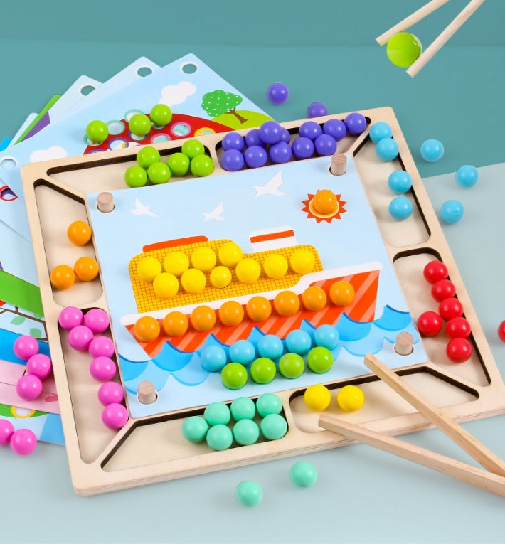 Houten Educatief Bordspel voor Kinderen – Leren met Plezier!