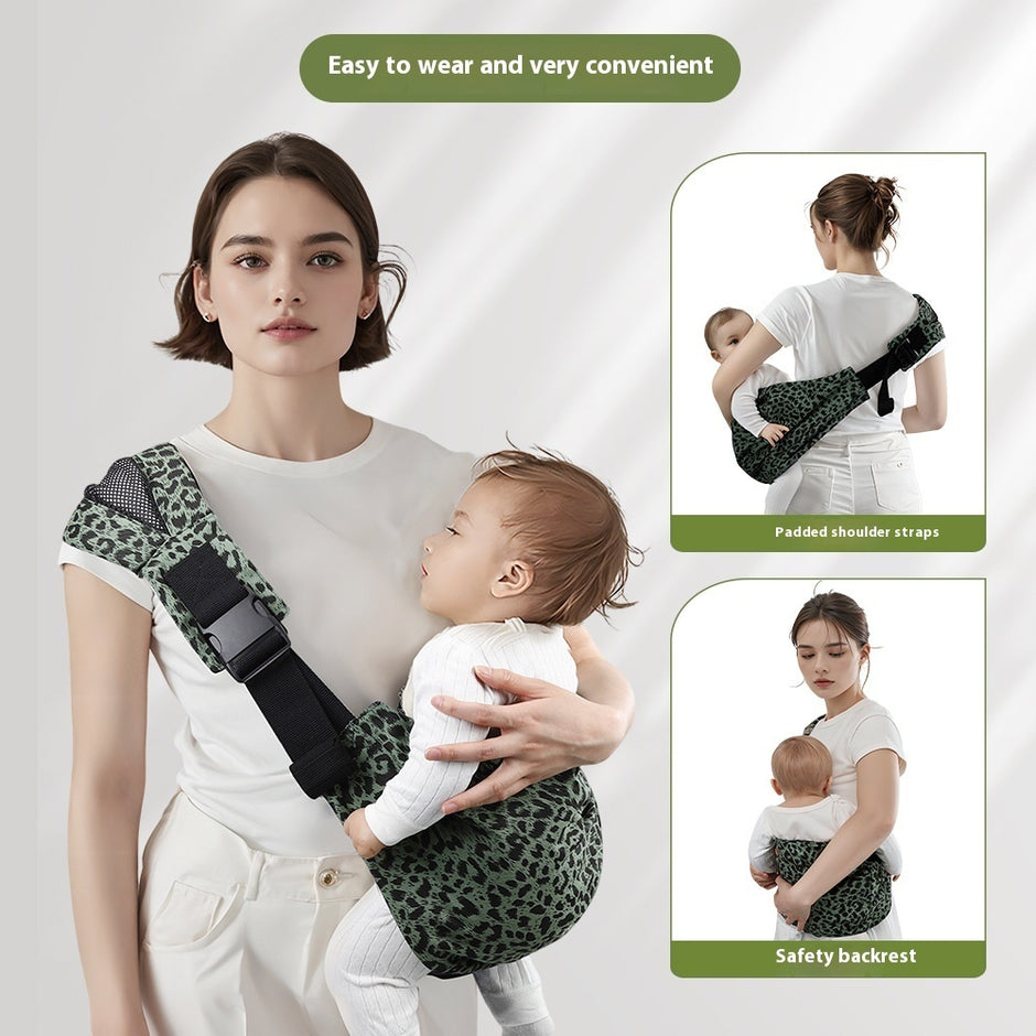 Draagbare Baby Draagband met Eén Schouder – Comfortabele Heupdrager voor Grote Baby’s (3–20 kg)