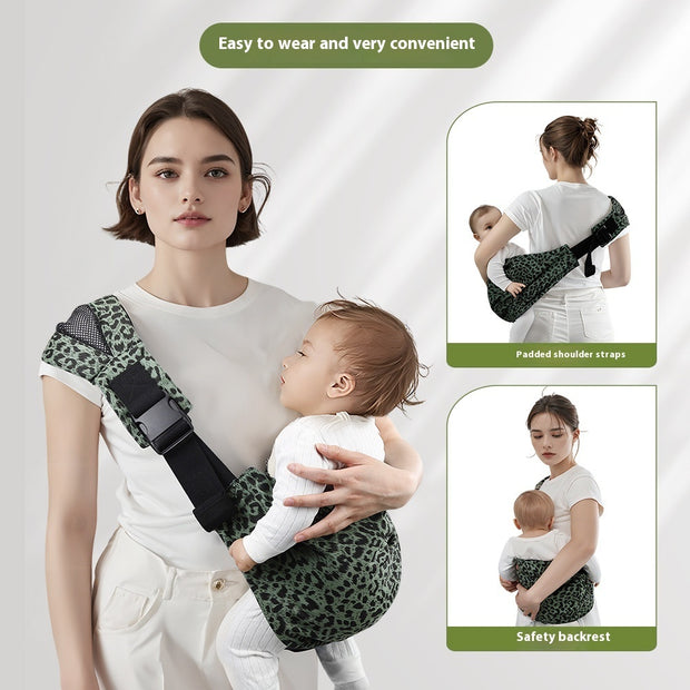 Draagbare Baby Draagband met Eén Schouder – Comfortabele Heupdrager voor Grote Baby’s (3–20 kg)