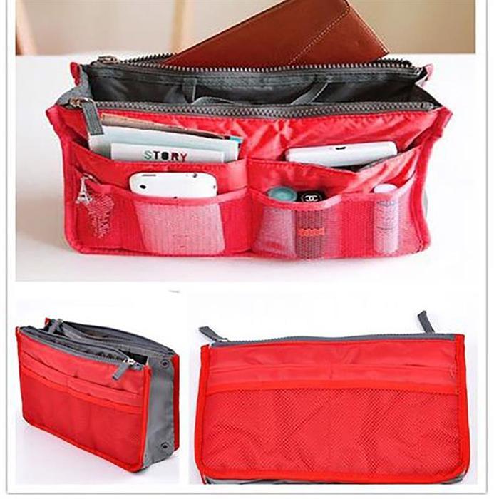 Reis Organizer Tas – Dubbele Rits, Compact & Duurzaam
