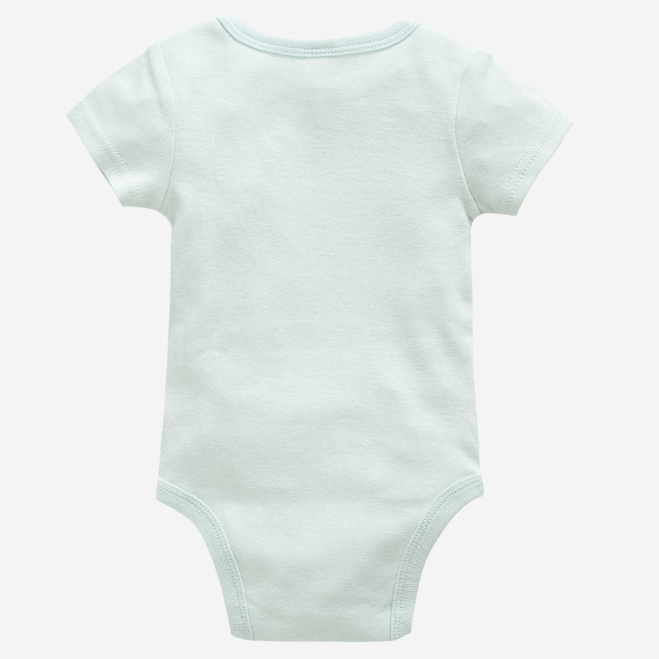 Baby Onesie Set – 3-delige Katoenen Rompers met Korte Mouw