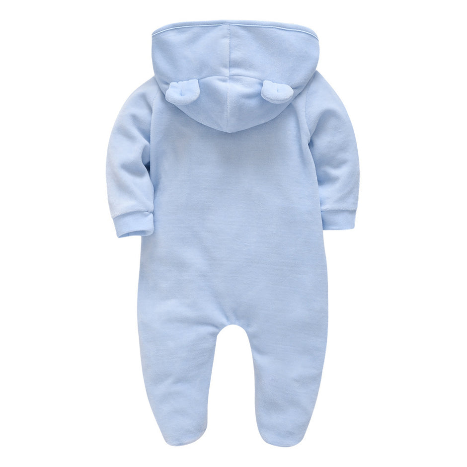 Newborn Baby Romper – Zachte Katoenen Jumpsuit met Lange Mouw