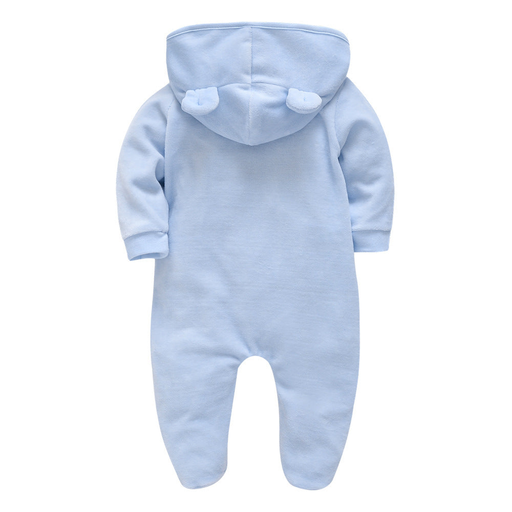 Newborn Baby Romper – Zachte Katoenen Jumpsuit met Lange Mouw