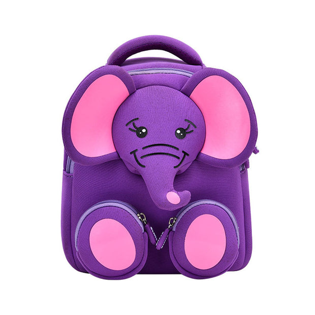 Anti-Verlies Kinder Rugzak – Mini Cartoon Rugzak van Duikmateriaal, 24×20×9 cm