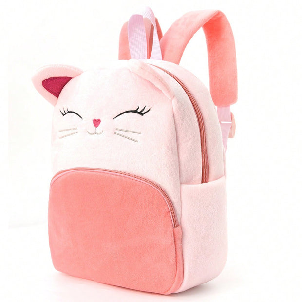 Pluche Kinder Rugzak met Dierenontwerp – Unisex, Zacht & Schattig | 4 Kleuren