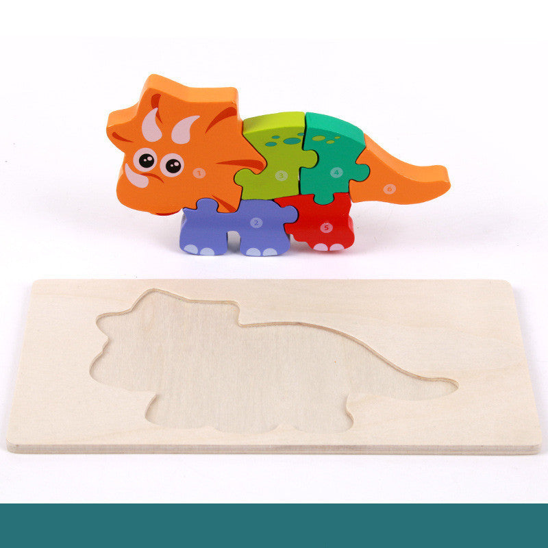 Montessori Houten Educatief Speelgoed – 3D Vormherkenning & Stapelspel – Ontwikkelingsspeelgoed voor Peuters