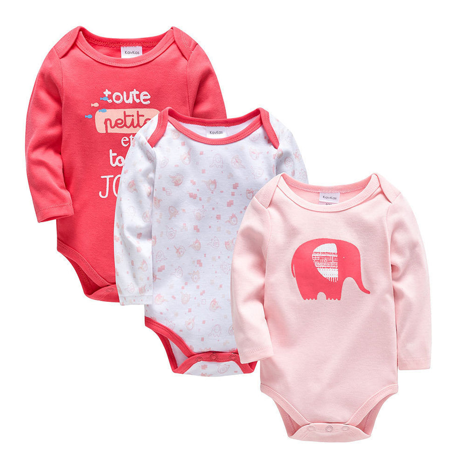 Newborn Baby Romper Lange Mouw – Casual & Comfortabel – 0-24 Maanden