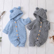Baby Gebreide Jumpsuit – Warme Knitted Onesie voor Herfst & Winter