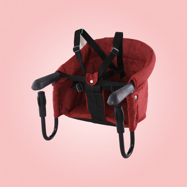 Draagbare Kinderstoelhoes met Veiligheidsgordel – Baby Eetstoel Accessoire voor Thuis en Onderweg