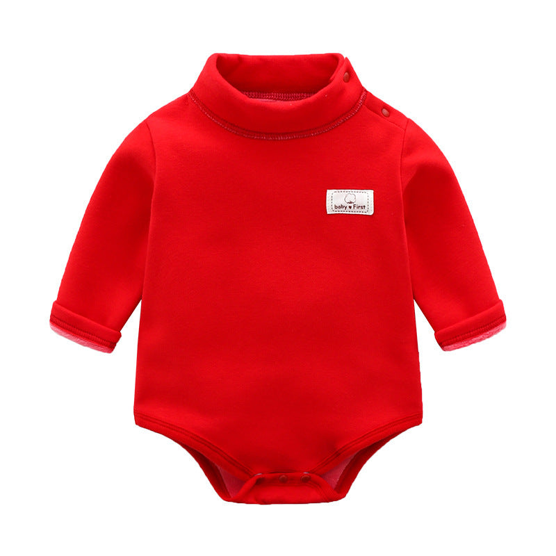 Warme Baby Romper met Fleece – Lange Mouw – 0-2 Jaar – Unisex