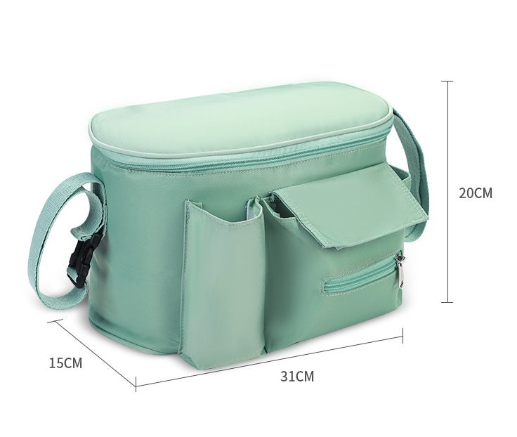 Luxe Luiertas voor Kinderwagen – Grote Opbergtas van Oxford & Polyester | Waterafstotend & Praktisch