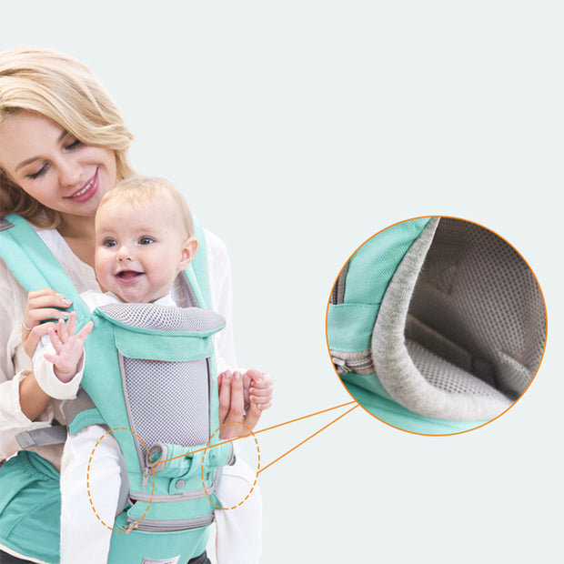 Multifunctionele Babydraagstoel met Heupzitje – Comfortabel, Verstelbaar en Ergonomisch – Tot 16 kg