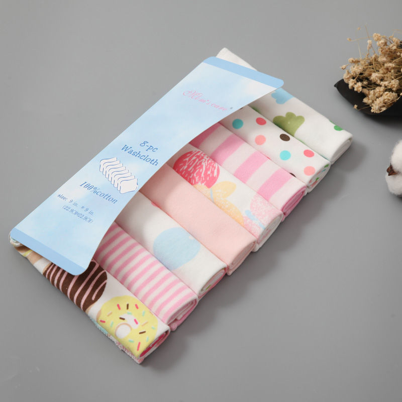 Baby speendoekjes van katoenen gaas – 8 stuks