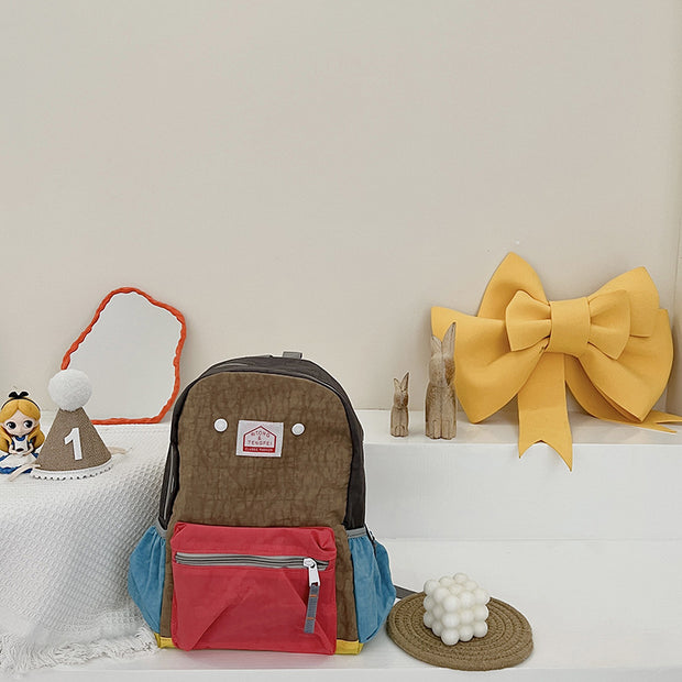 Kinder Rugzak met Rugondersteuning – Lichtgewicht Nylon & Canvas | Unisex, Ademend & Slijtvast