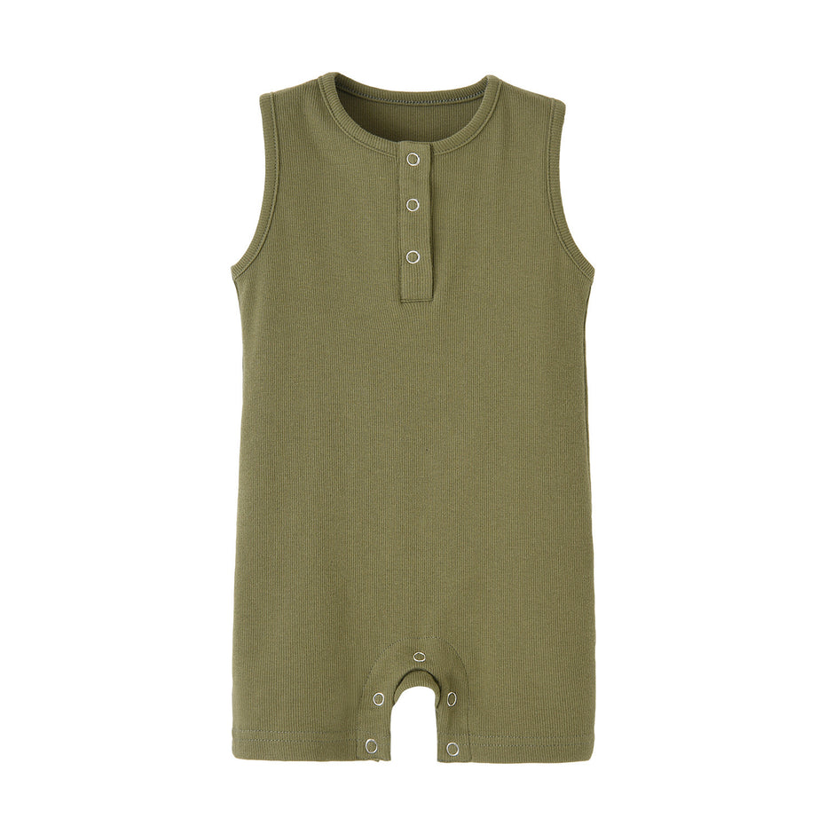 Baby Romper Zomer – Korte Mouw – Unisex 0-24 Maanden – Sportief Design