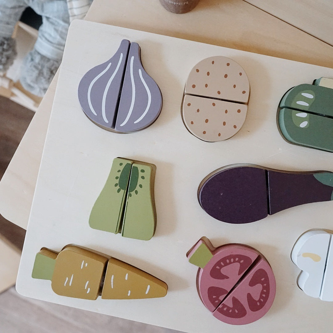 Plane Vegetables Cut – Educatief Houten Snij Speelgoed