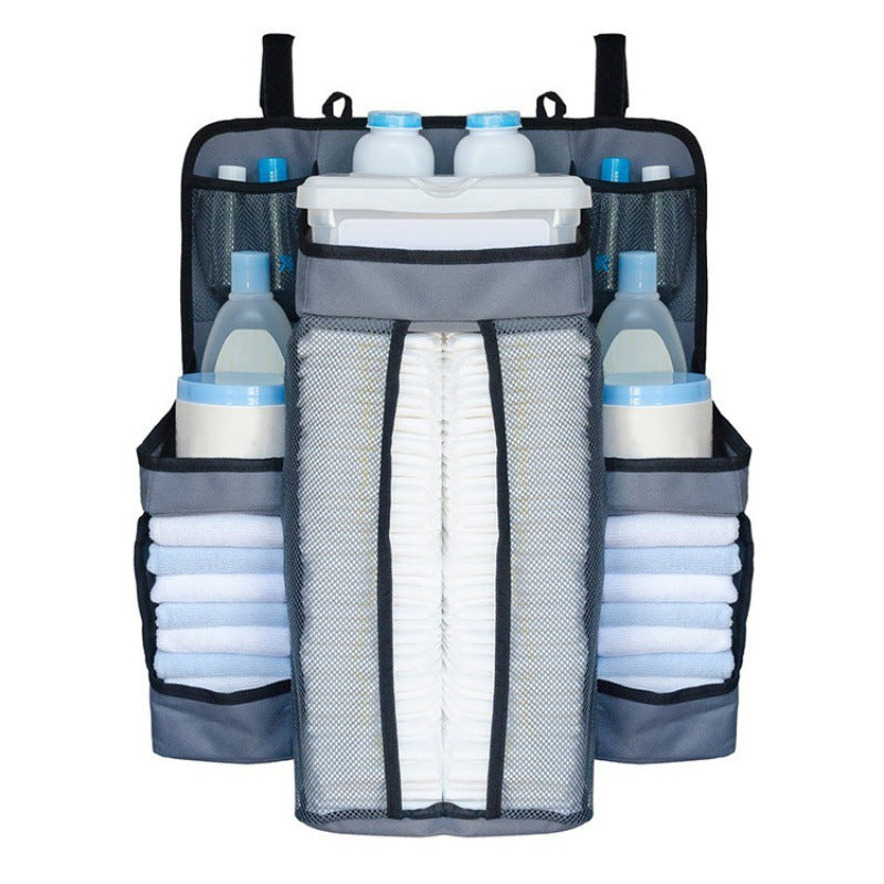 Baby Luier Organizer voor Ledikant – Praktische Opberger voor Babybenodigdheden