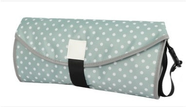 Opvouwbaar Baby Verschoonmatje – Waterdicht & Draagbaar – Met Opbergvakken voor Luiers & Doekjes
