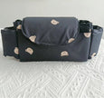 Kinderwagen Opbergtas met Dierenprint – Oxford Stof, Hangend Model | Beer & Konijn Designs