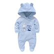 Newborn Baby Romper – Zachte Katoenen Jumpsuit met Lange Mouw