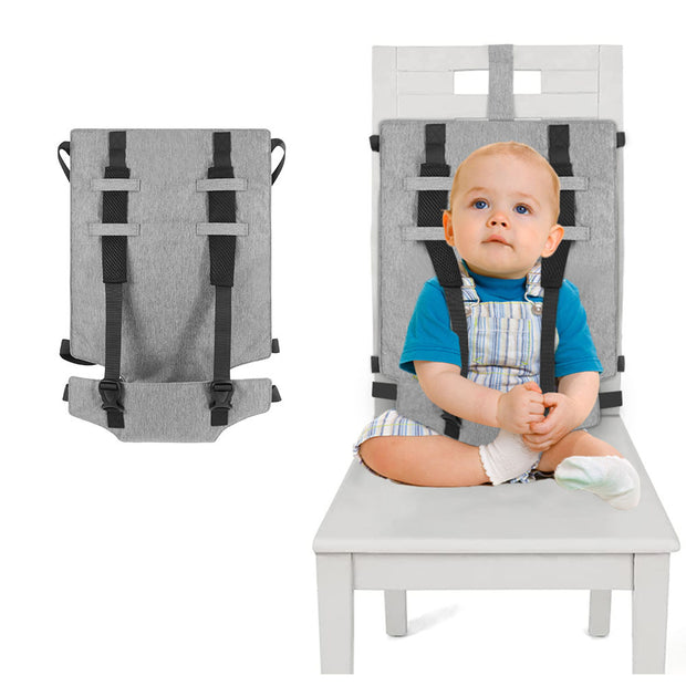 Draagbaar Baby Stoeltje met Veiligheidsgordel – Stoffen Reishoes Kinderstoel voor Onderweg