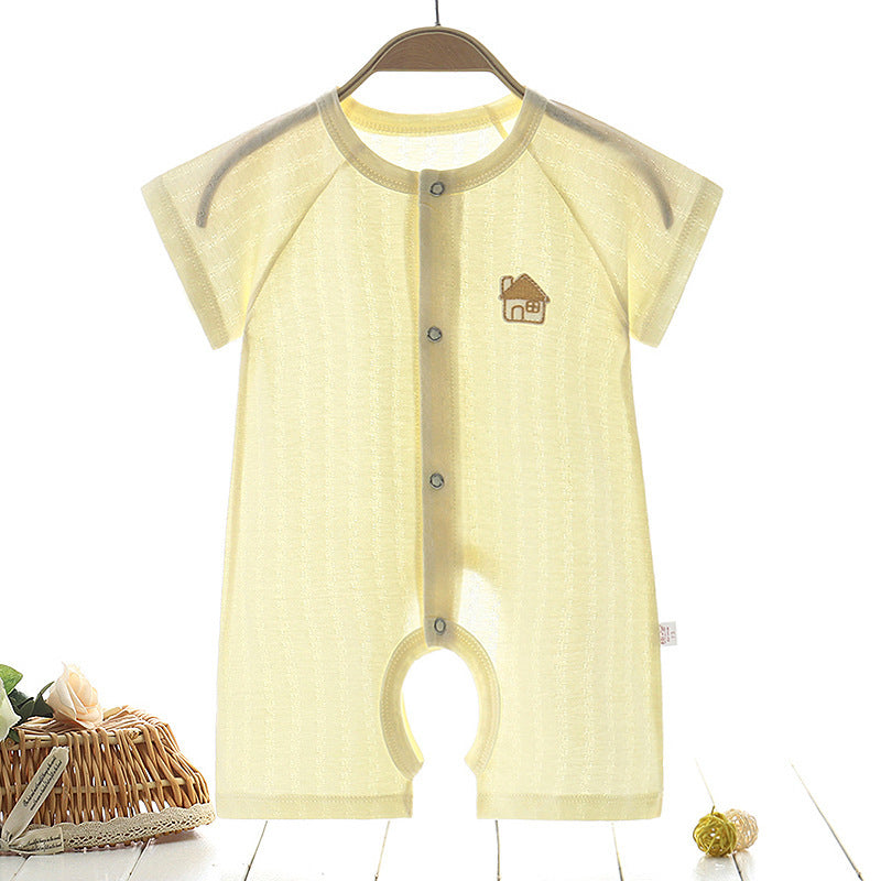 Baby Romper Zomer – Katoen – Korte Mouw – Unisex 0-24 Maanden