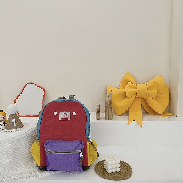 Kinder Rugzak met Rugondersteuning – Lichtgewicht Nylon & Canvas | Unisex, Ademend & Slijtvast