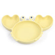 Siliconen Kinderbord met Vakken – Krabvormig Babybord met Lepel & Vork – Antislip & BPA-vrij