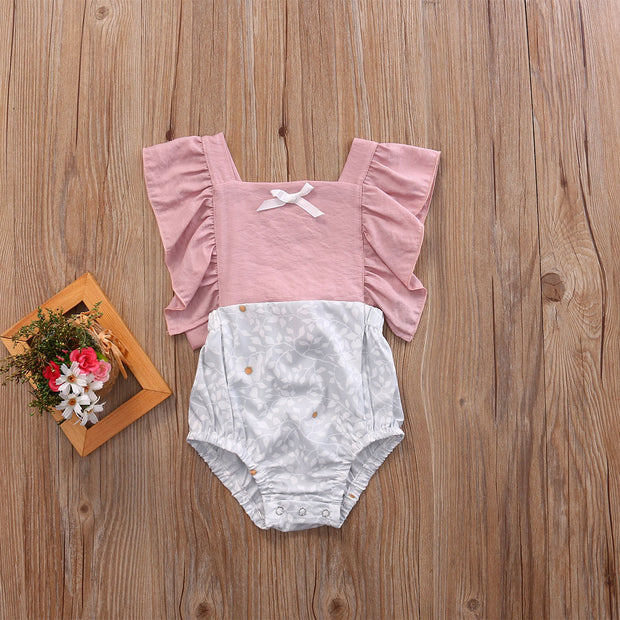Camellia Ruffles Romper | Babykleding Meisjes Jumpsuit