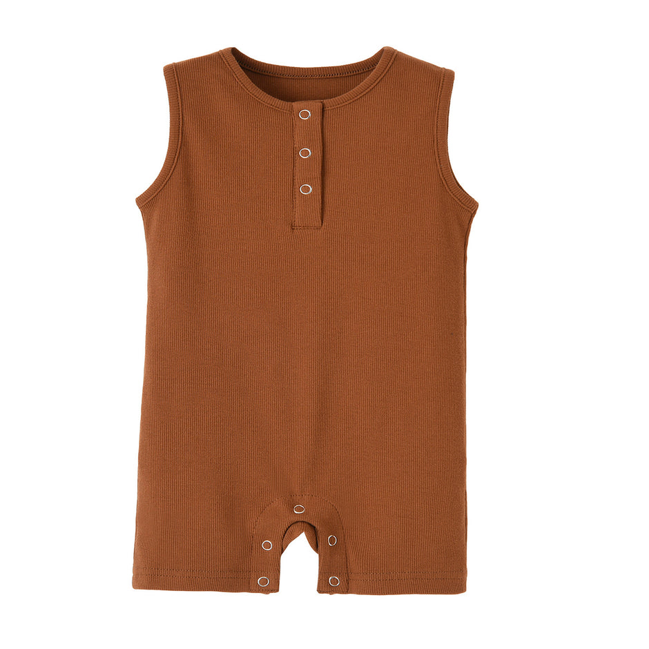 Baby Romper Zomer – Korte Mouw – Unisex 0-24 Maanden – Sportief Design