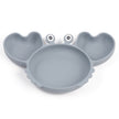Siliconen Kinderbord met Vakken – Krabvormig Babybord met Lepel & Vork – Antislip & BPA-vrij