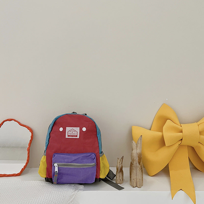 Kinder Rugzak met Rugondersteuning – Lichtgewicht Nylon & Canvas | Unisex, Ademend & Slijtvast