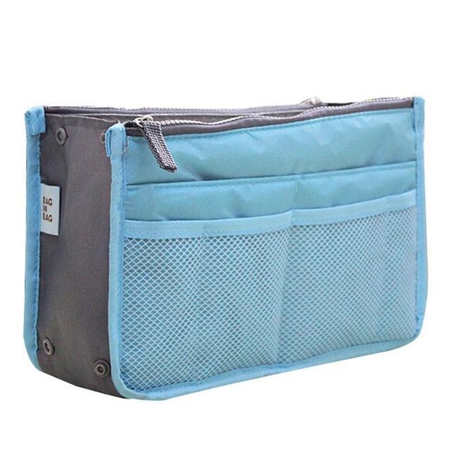 Reis Organizer Tas – Dubbele Rits, Compact & Duurzaam