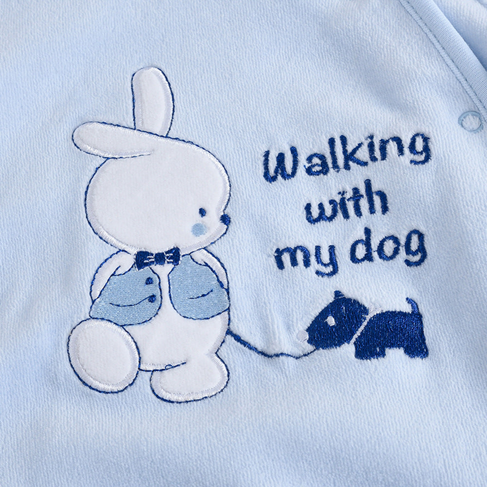 Newborn Baby Romper – Zachte Katoenen Jumpsuit met Lange Mouw