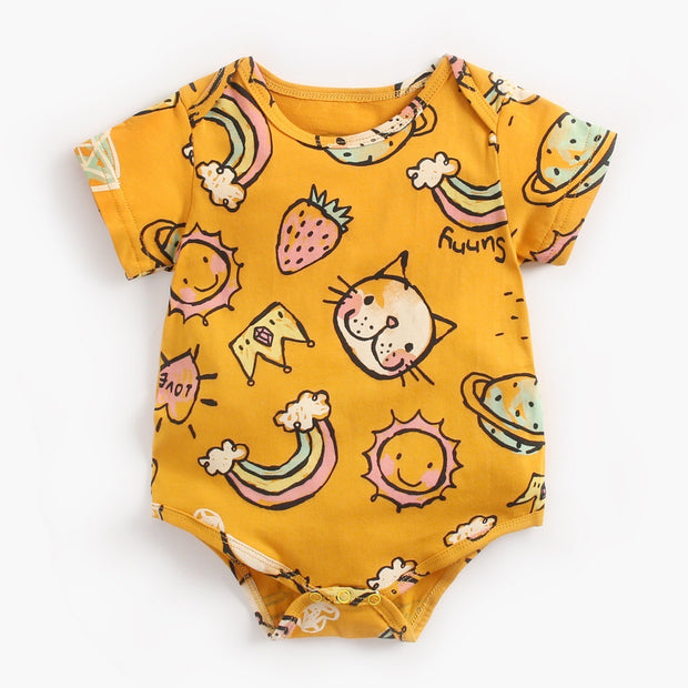 Newborn Baby Bodysuit – Comfortabele Katoenen Jumpsuit voor 0-36 Maanden