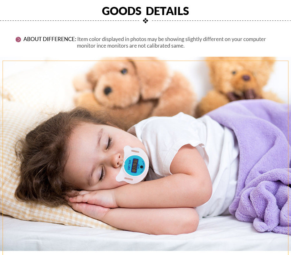 Fopspeen Thermometer voor Baby’s en Peuters – Veilig en Eenvoudig Temperatuur Meten