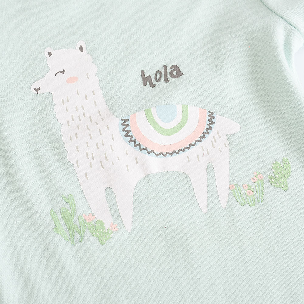 Baby Onesie Set – 3-delige Katoenen Rompers met Korte Mouw