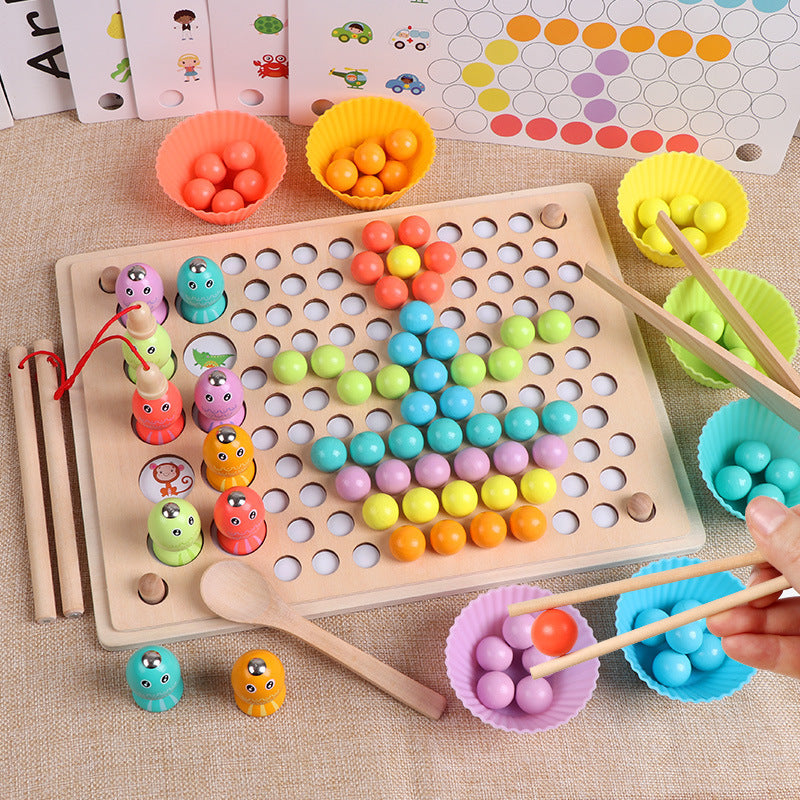 Houten Educatief Bordspel voor Kinderen – Leren met Plezier!