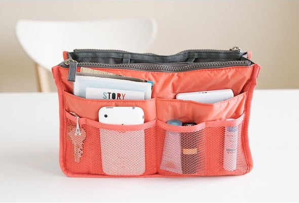 Reis Organizer Tas – Dubbele Rits, Compact & Duurzaam