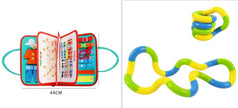 Busy Book voor Kinderen – Montessori Educatief Activiteitenboek | Leren Knoopjes, Ritsen, Klittenband & Meer | Sensorisch Speelgoed voor Peuters