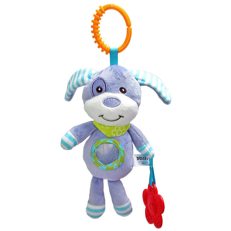Baby Bedhanger – Pluche Bedbel met Rammelaar en Windgong voor Wieg, Box of Kinderwagen