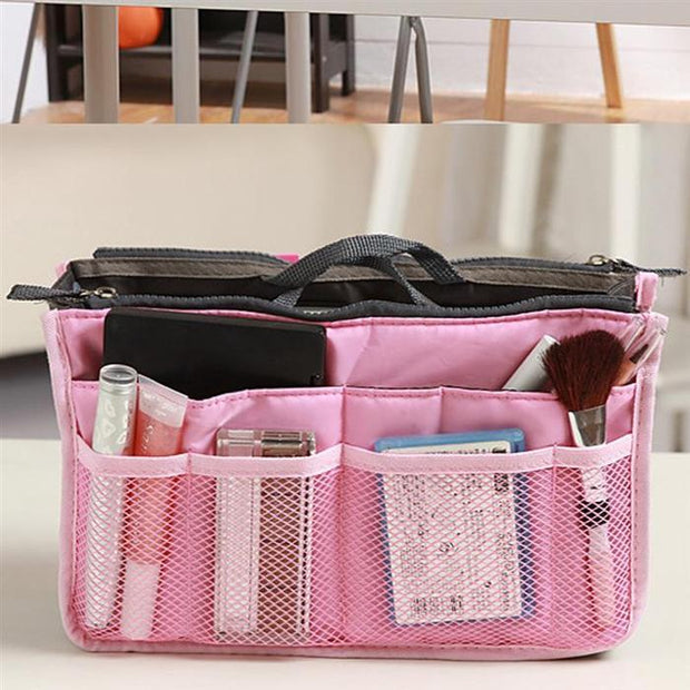 Reis Organizer Tas – Dubbele Rits, Compact & Duurzaam
