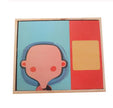 Montessori Magnetische Fun Puzzel – Educatief Houten Spel voor Kinderen
